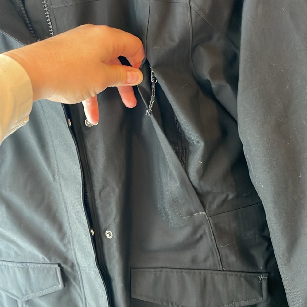 Eddie Bauer Winter Waterproof Black Down Coat - Picture 4 of 11
